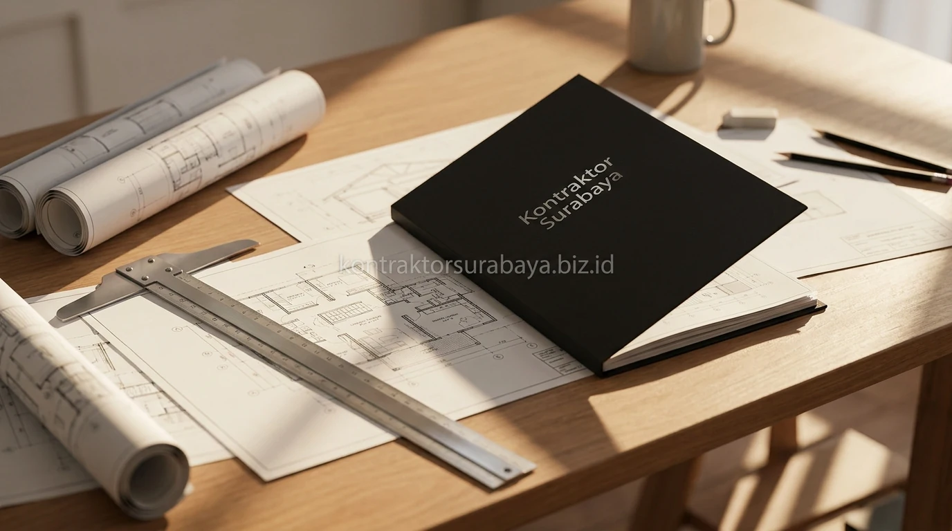 Kelengkapan dokumen gambar kerja dari jasa arsitek di Surabaya