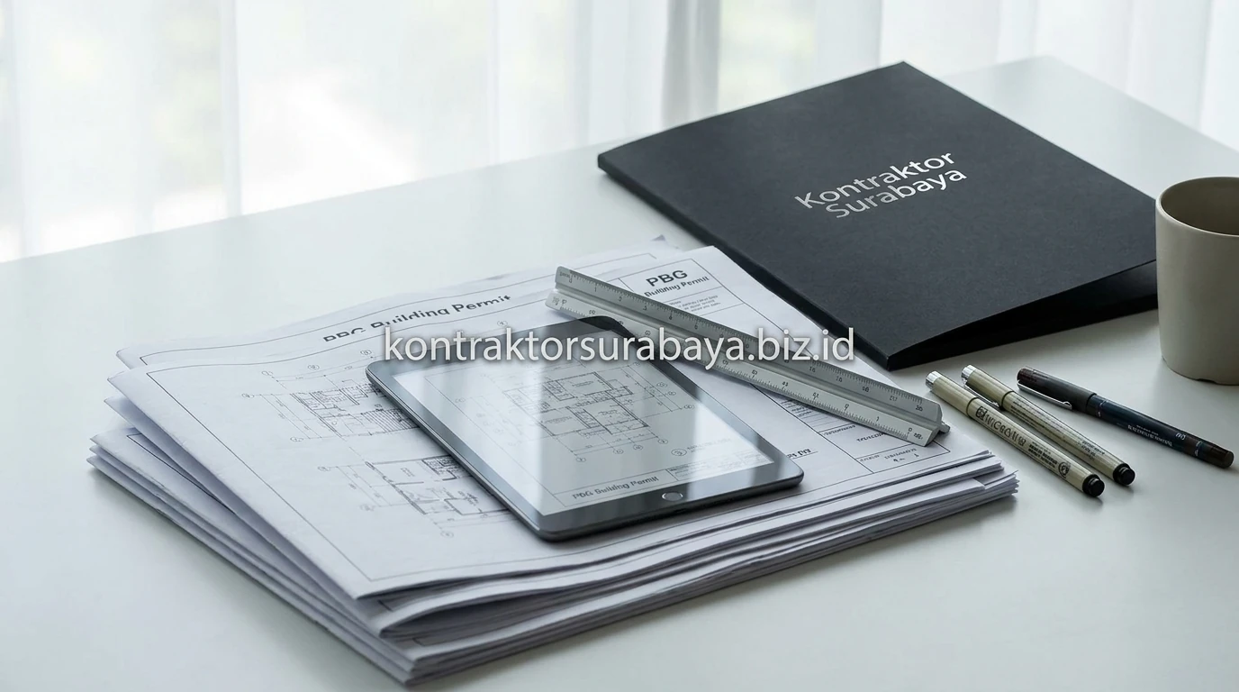 Dokumen rencana teknis untuk pengajuan PBG bangunan gedung