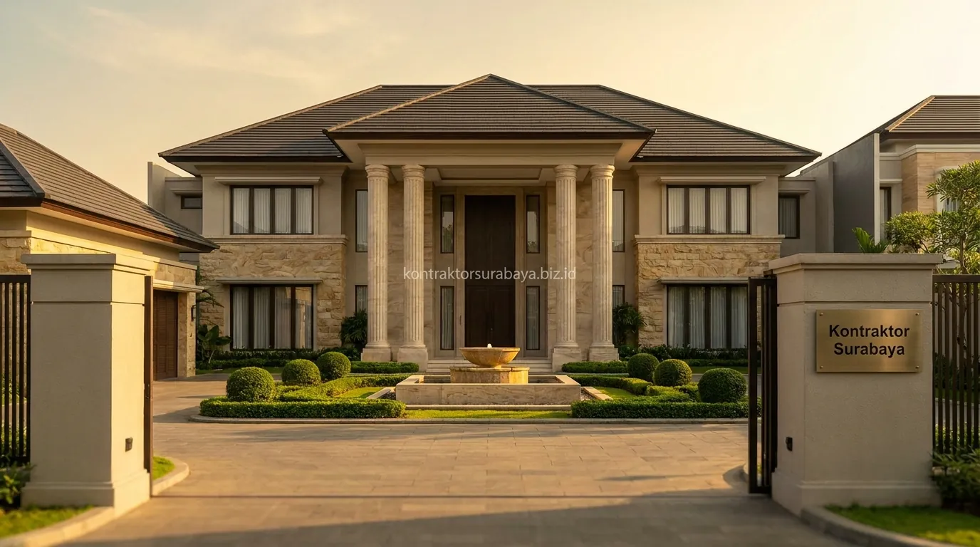 Arsitektur Rumah Mewah Surabaya