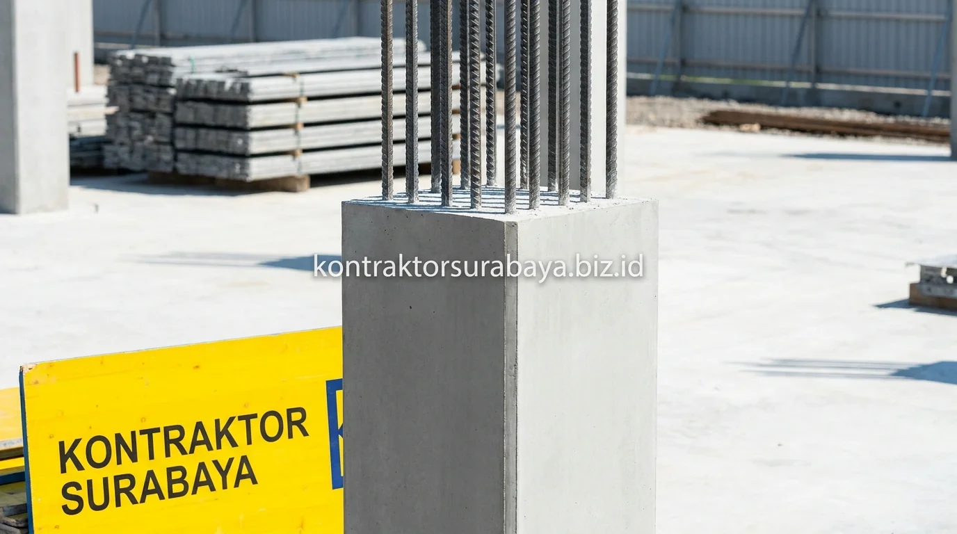 material beton bertulang kontraktor rumah gresik