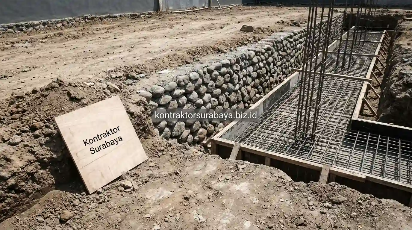 pondasi rumah untuk kondisi tanah di gresik